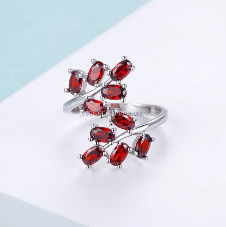Joacii Fashion Adjustable 925 Sterling Silver China Cz Rings Colored Stones With Circulum
