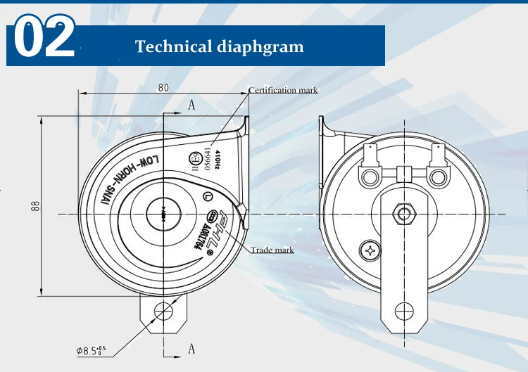 Universal Plugs Current Emark Approved Loudest Train Horn Car Horn Hot