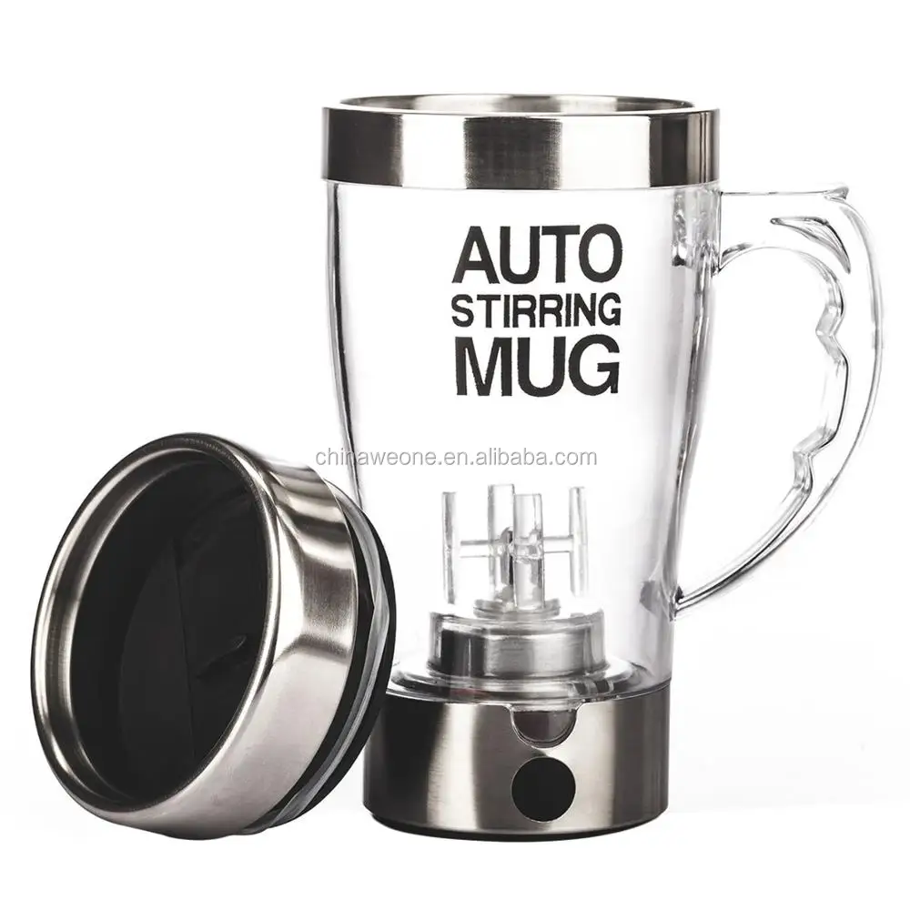 350ml Portable Electric Automatic Self Stirring Coffee Tea Mug Electric