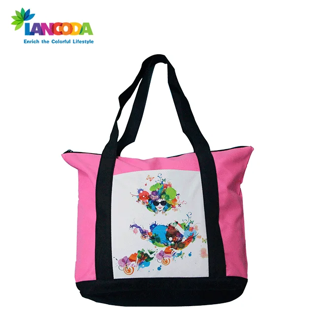 

Lancoda 3 Colors Heat Transfer Printing Customized Sublimation Mummy Hand Photo Bag