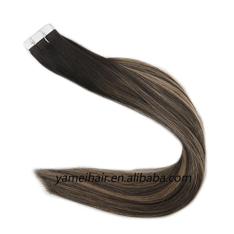 

Top Quality Best Wholesale Price 100% Remy Tape Hair Extension #2/3/27