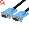 Factory price digital set top box 15pin VGA extension code 1.5m long vga cable ends 10 15m 20 25 meters 30m