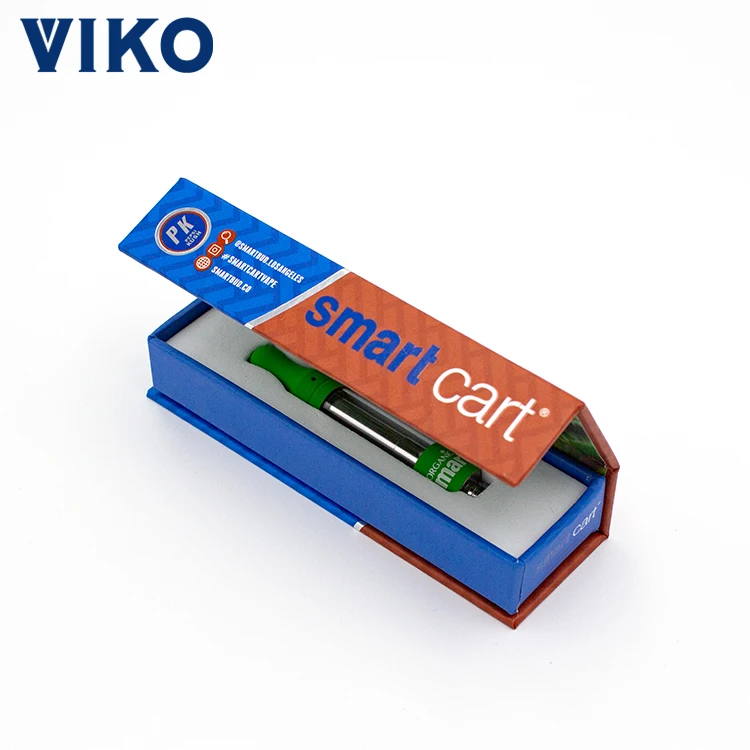 

2019 High Quality Ceramic Coil Smart Cart 1ml Vape Cartridge With Packaging Box Top Airflow Smart Carts, Green oem