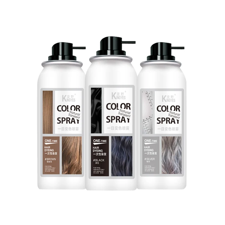 

OEM Customized Temporary Washable Hair Color Root Touch-up Spray 75ml, Custom