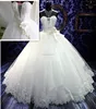 Popular Design Crystal Beaded Sweetheart Neckline Custom Made Long Formal Bridal Dresses Online Store HS221 Wedding gowns 2018
