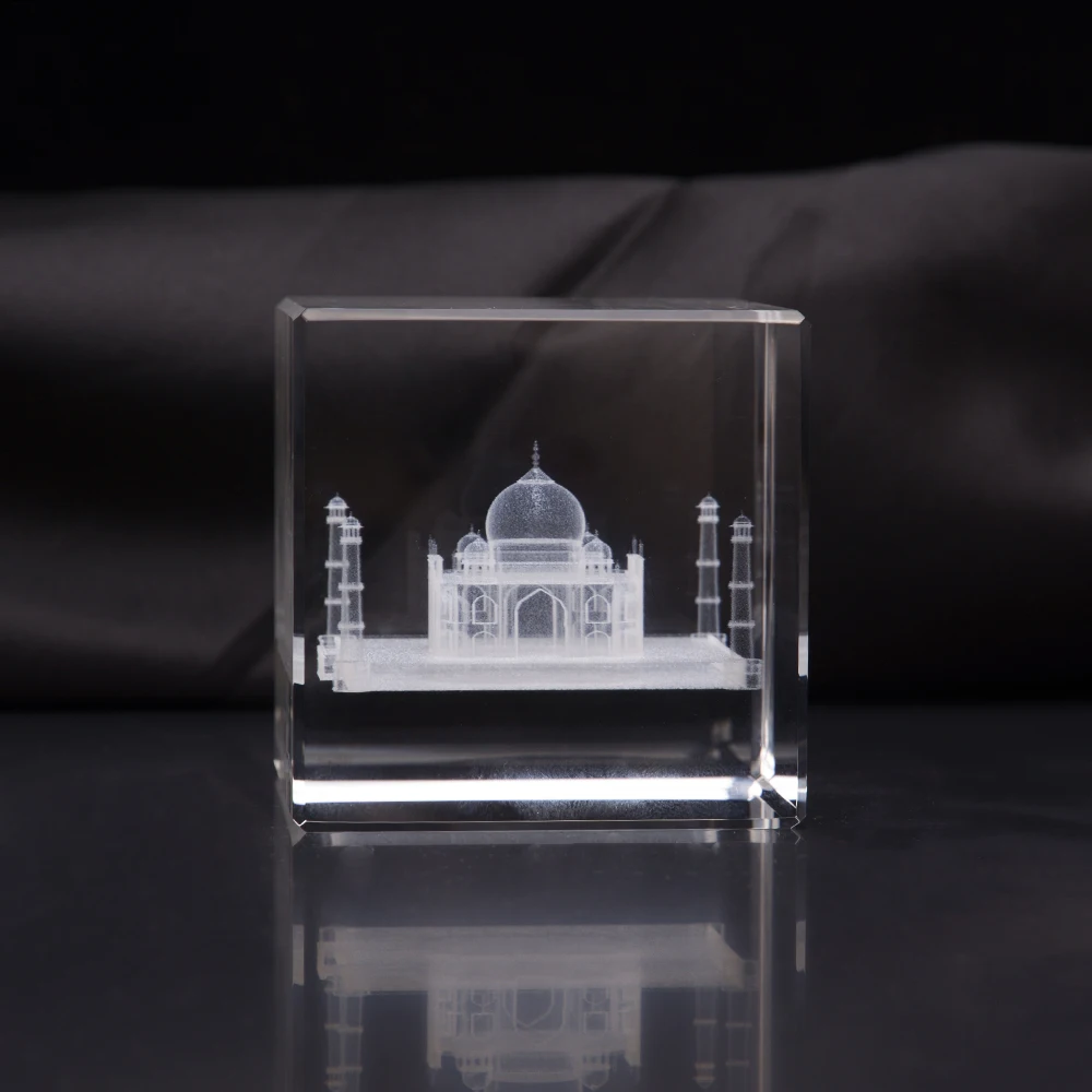 Souvenirs 3d Laser Crystal Engraving For Laser Building Cube Mini