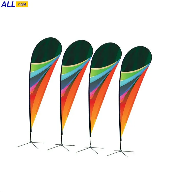 Custom Large Promotional Bow Banner Beach Flag Buy High