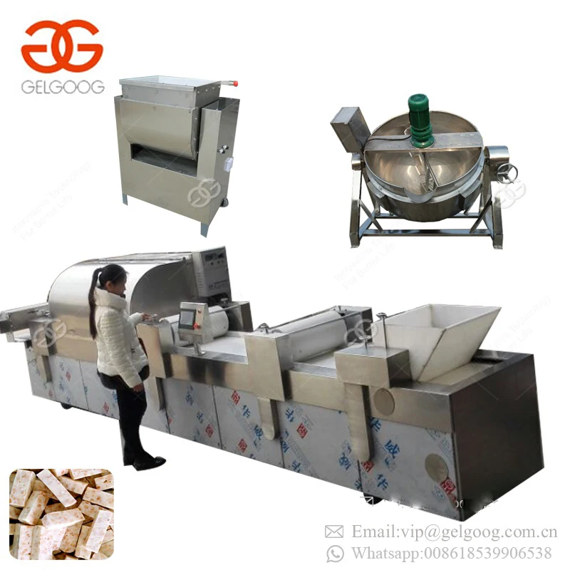 Automatic Sesame Snacks Bar Extruder Machine Cereal Brittle Production