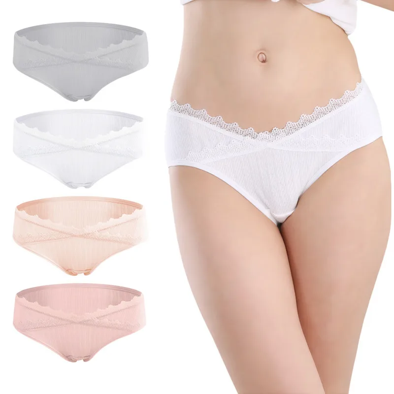 

Best Healthy Pure Cotton Crotch Maternity Lady Pregnant Panties Pregnancy Underwear, N/a
