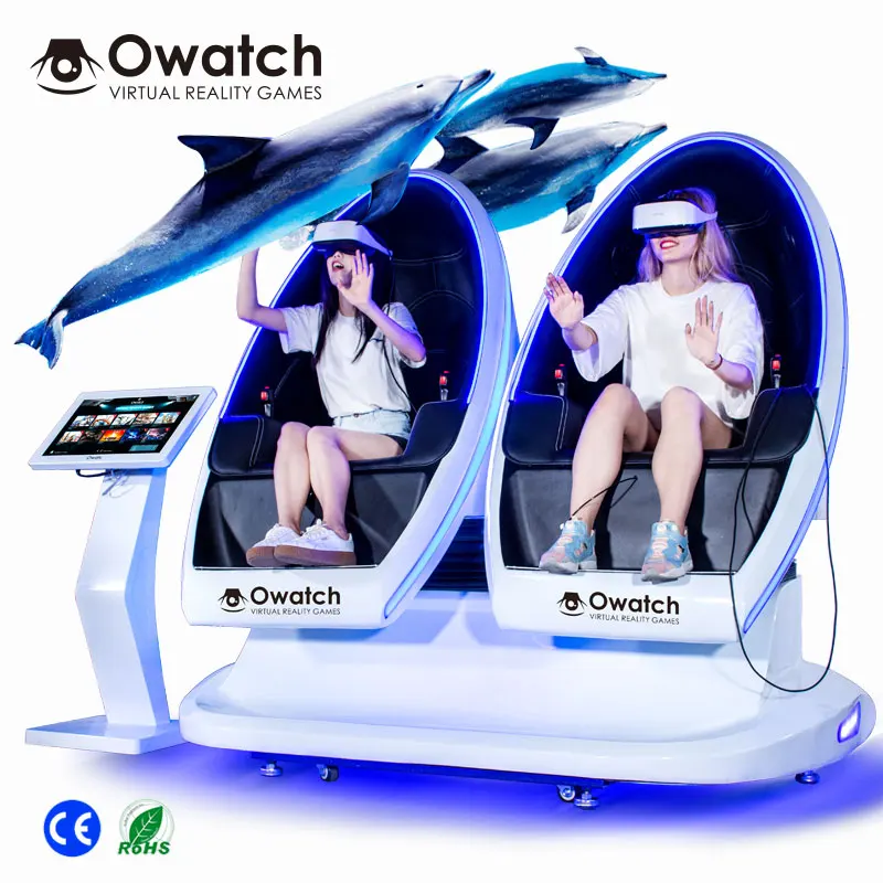 

Amusement Park Rides 3rd Generation 9D Egg VR Chair Virtual Reality Cinema Simulator, Picture