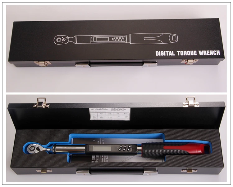 1/4 3/8 1/2 ratchet wrench 1.5-340NM adjustable torque high precision digital torque wrench