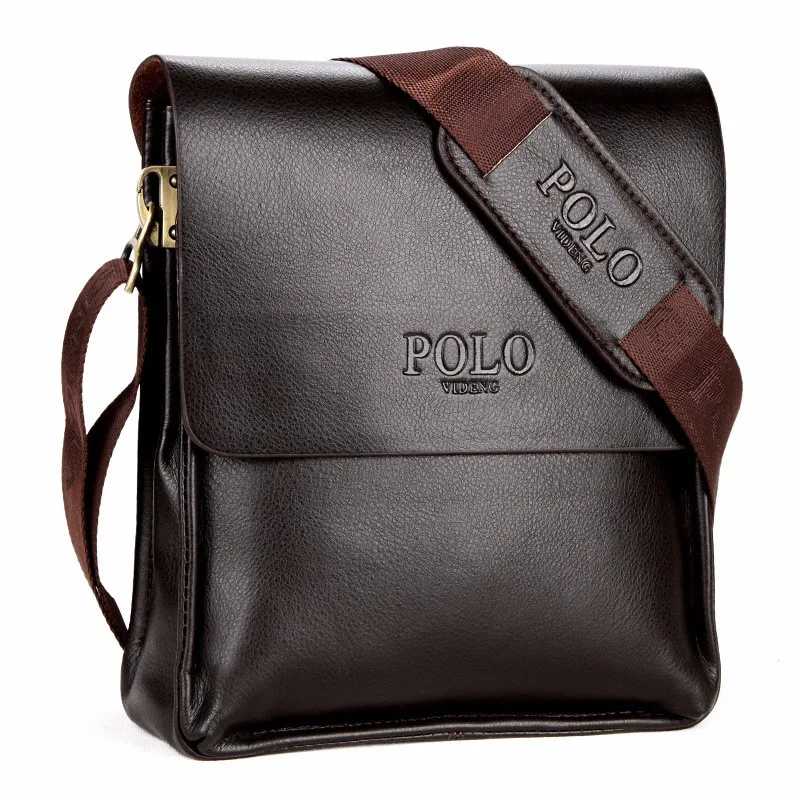 videng polo leather messenger bag