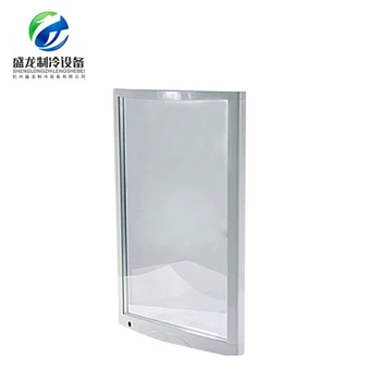 Top Rated Stainless Steel Frame Single Glass Door For Wine Cellar