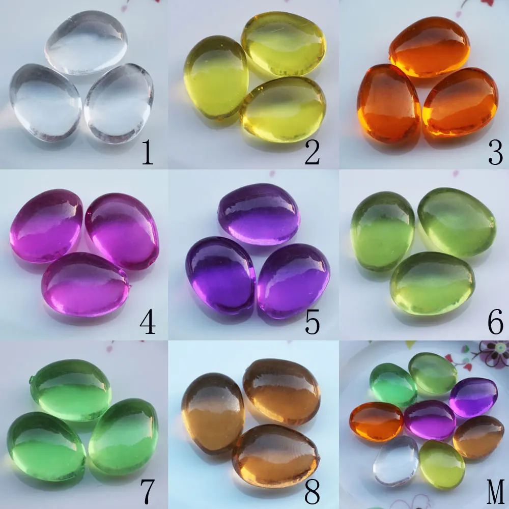 Flat Clear Marbles,Pebbles For Vase Filler,Table Scatter,Aquarium Decor