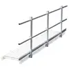 PARAPET CLAMP SAFETY GUARD RAIL SYSTEM FOR CONSTRUCTION