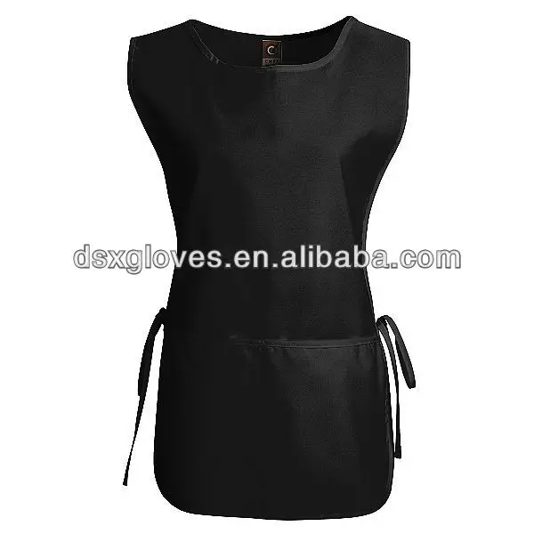 Unisex Full Apron Front And Back Double Side Apron With Pocket Custom