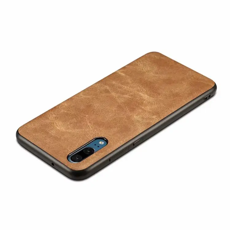 New Arrivals Mobile Cell Phone Covers for Huawei P20 Pro Retro PU Leather Ultra Slim Back Cover Case