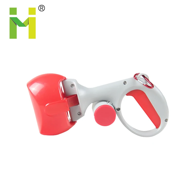 plastic dog pooper scooper with a handle