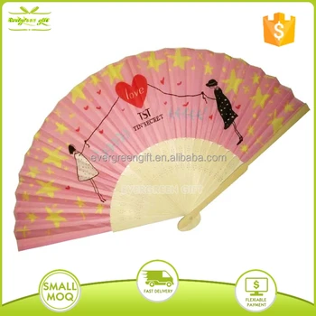 personalized hand fans with photo