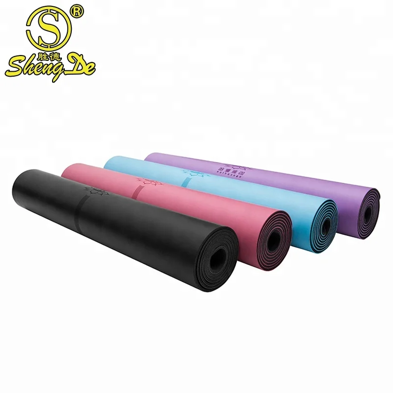 

Premium fitness private label eco friendly natural yoga mat rubber, Black, or customized