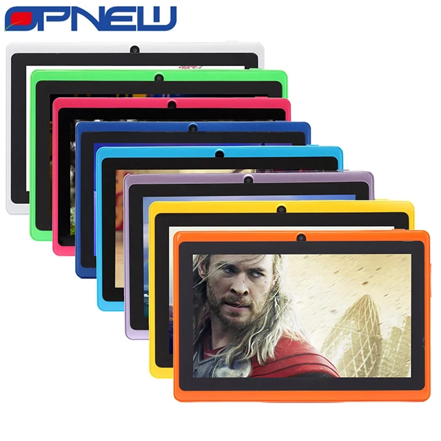 

Factory Cheap 7 Allwinner A33 Quad Core Q88 Tablet PC Android 4.4, Black;white;pink;red;purple;blue
