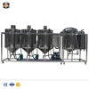Small RBD oil refining machine,degumming deacidification decoloration deodorization dewaxing machine for refined coconut oil