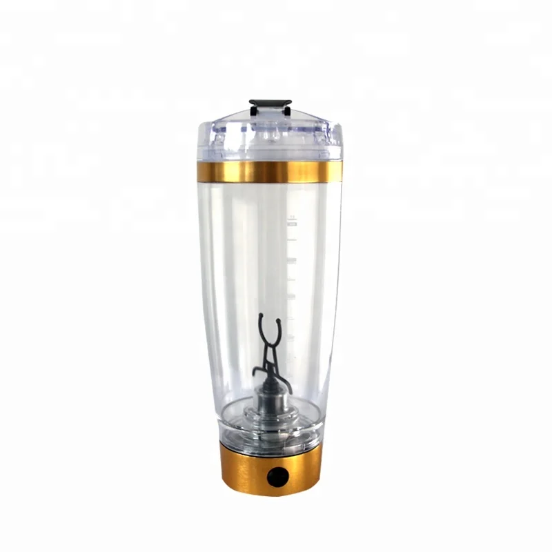 

OEM Logo Insulated Plastic Shaker Cup Electric Portable Stirring Mixer Best Protein Shaker, Red;black;golden;silver