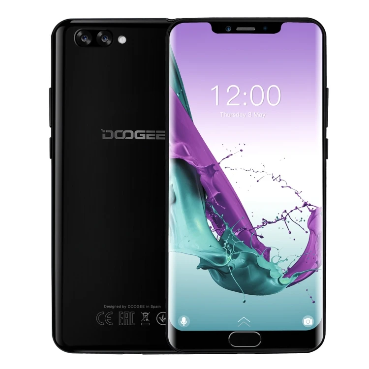 

Newest DOOGEE Y7 Plus 6GB+64GB Dual Back Cameras Face ID DTouch Fingerprint 5080mAh Battery 6.18 inch U-notch Android 8.1 Phone, N/a