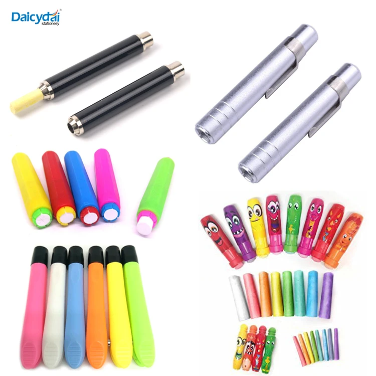 Protect Hands Metal Alloy Teacher Chalk Holder Deluxe Aluminum School