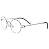 2019 South Korea no screw titanium alloy glasses frame men's manual ultra light ladies thin-rimmed glasses frame