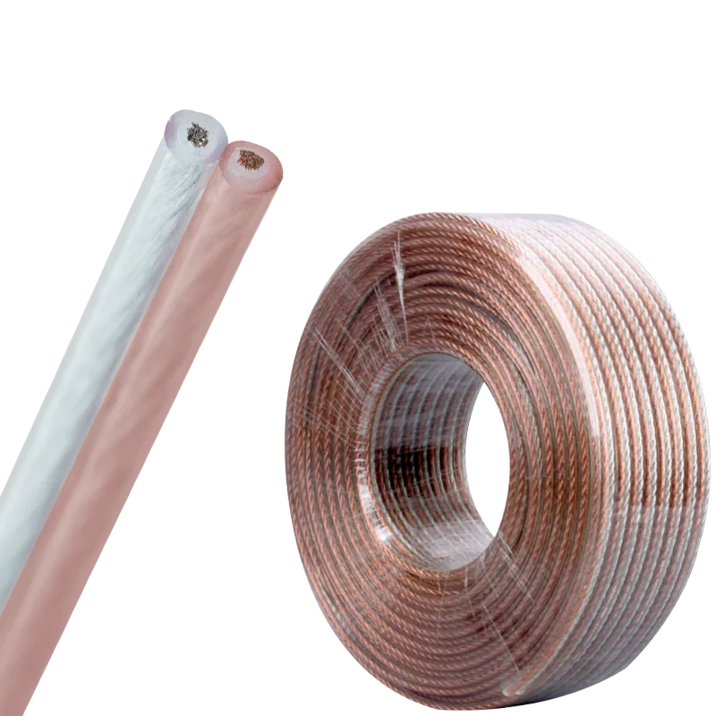 Kingmaking 2 Core Rvb Pure Copper Transparent Speaker Cable Buy