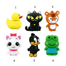 2016 Silicone Frog duck USB Flash Drive Pen Drive CAT font b Pendrive b font Memory