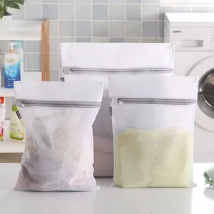 Durable Mesh Washing Bags With Zipper, Clothing Laundry Bags for Laundry