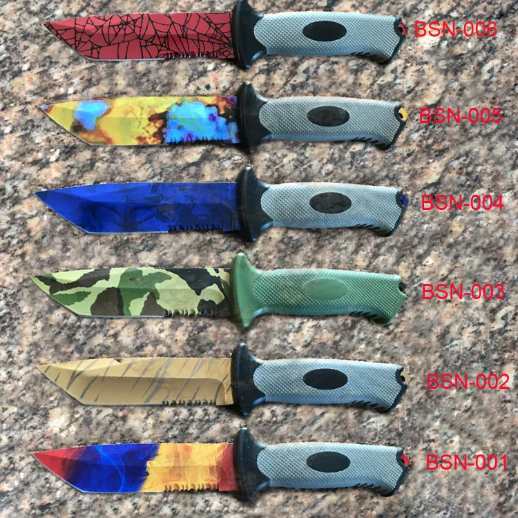 

BSN-011Tactical Military Handmade PP Plastic handle knife