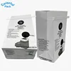 Heat and moisture proof kraft paper material cooled grease fat packing cooking oil plastic bag with tin tie