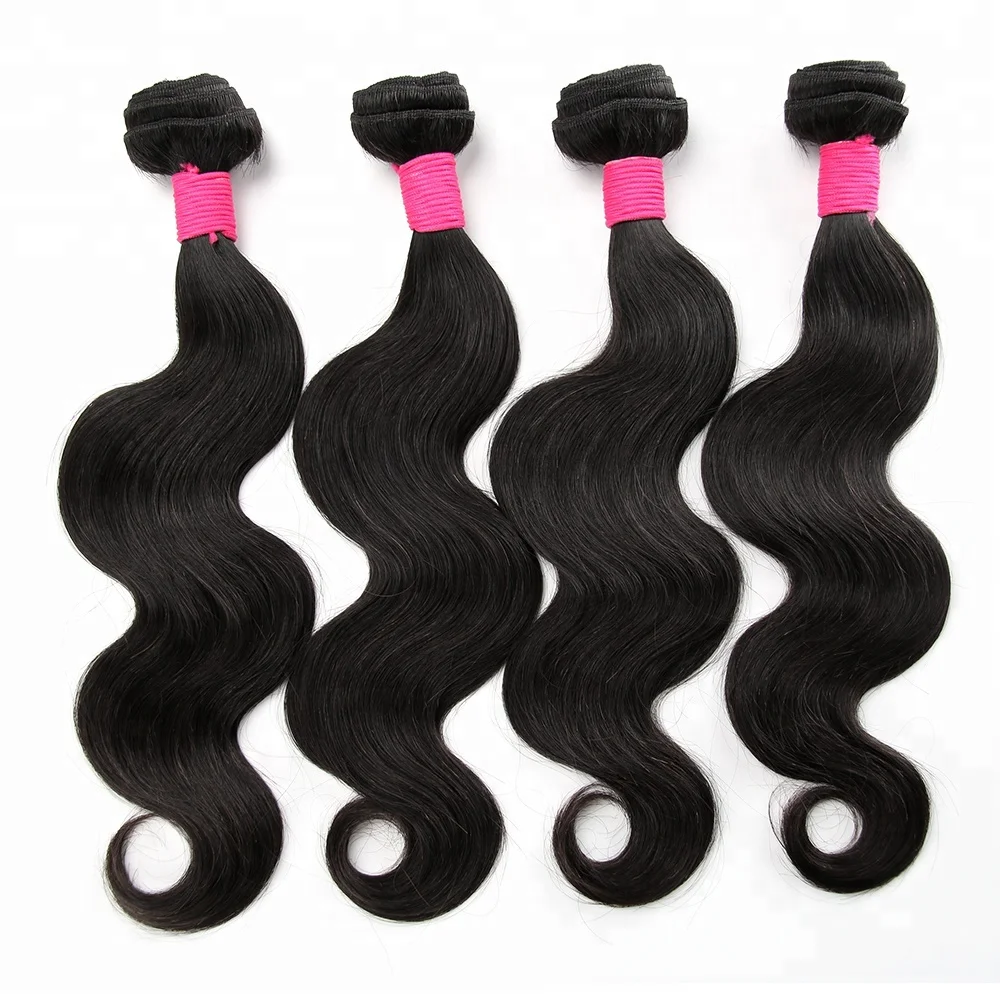 

Wholesale Manufacture Body wave Brazilian Thick hair Human Hair, Natural color
