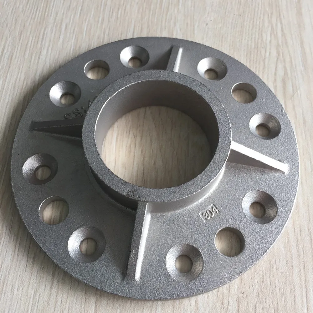 Decorative Pipe Base Flange For Glass Balustrade Side Mount Handrail