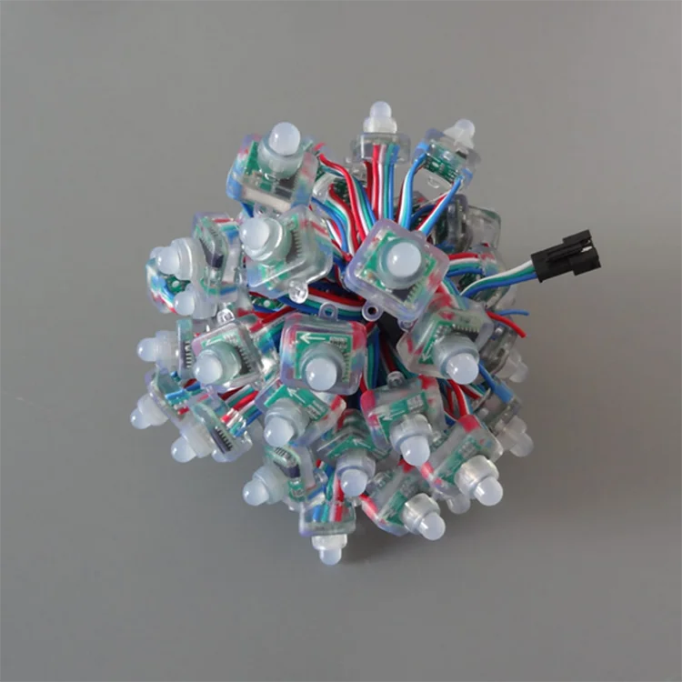 Competitive price RGB f8 led pixel 5V 12mm UCS1903 digital waterproof smart pixel Christmas LED bulb rgb led module.png