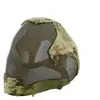 Drop Ship IT Camo V6 Steel Net Mesh Fencing Mask Full Face protective tactical Mask cover face ear airsoft military cosplay
