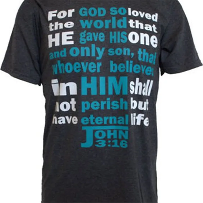 Custom Bible Verse T-shirts Printed Christian T-shirts Quotes T-shirts ...