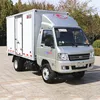 China Light Trucks Foton 4X2 Mini Cargo Box Truck Right Hand Drive Van