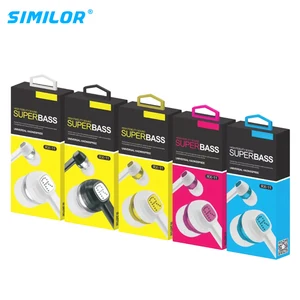 SMILOR factory directly  wholesale noise canceling 3.5 mm  plugs  wired earphones  for mobile phone