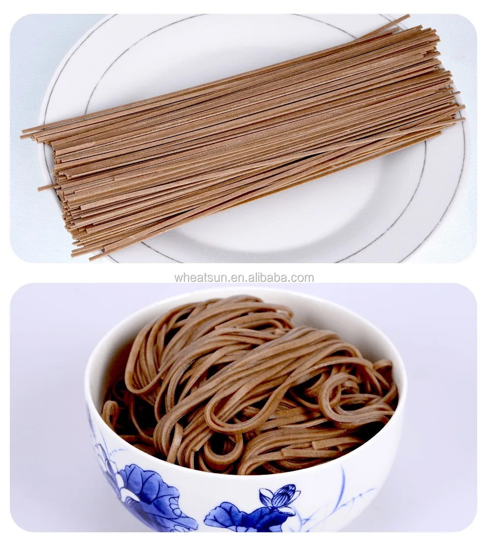 500g Chinese Dried Nutritive Soba Noodles Wholesale Healthy Buckwheat ...