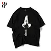Men's 100% cotton t-shirt custom black t shirt with logo printing cheap wholesale elastic blank tshirt design