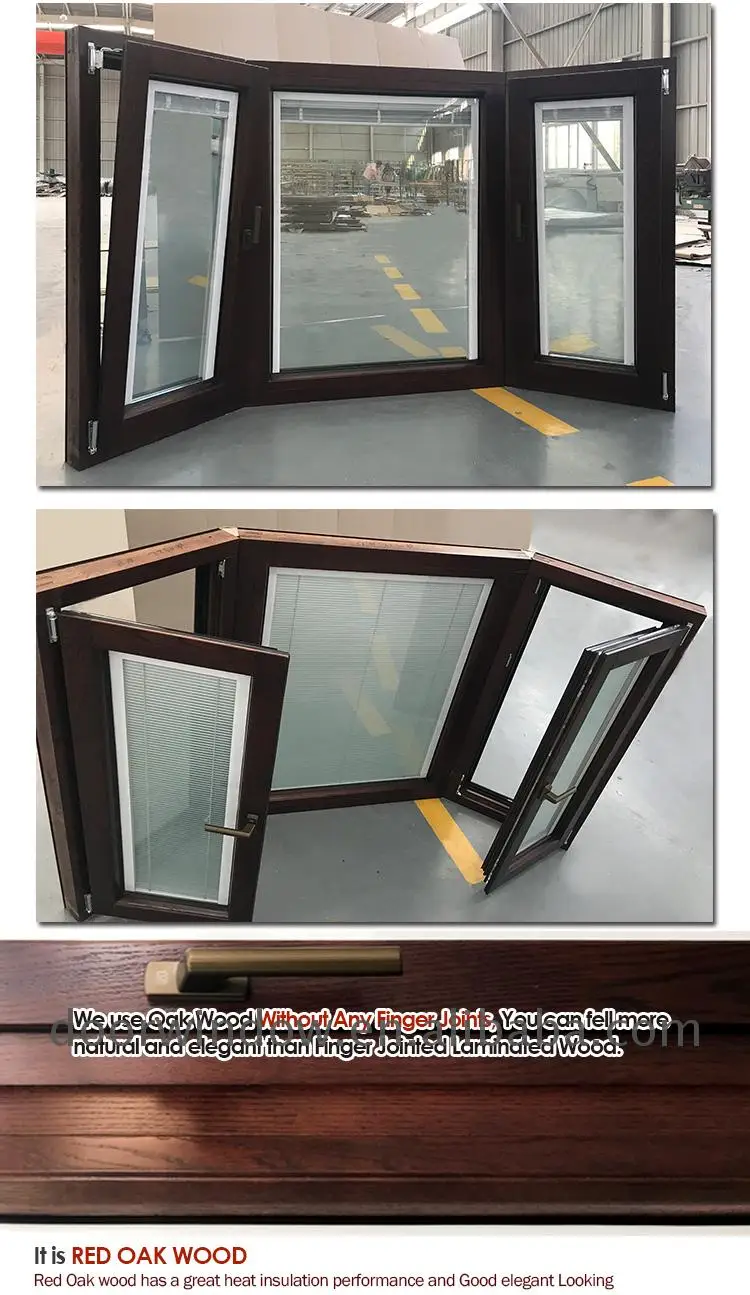 Manufactory Wholesale double pane bay window