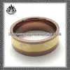 High end 316L stainless steel STJZ037 chromatic stripe rings