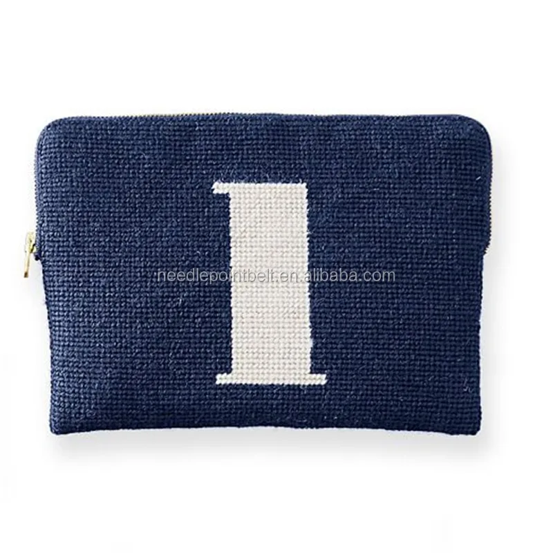 Personalized Initial Needlepoint Clutch Wallet Custom Buy