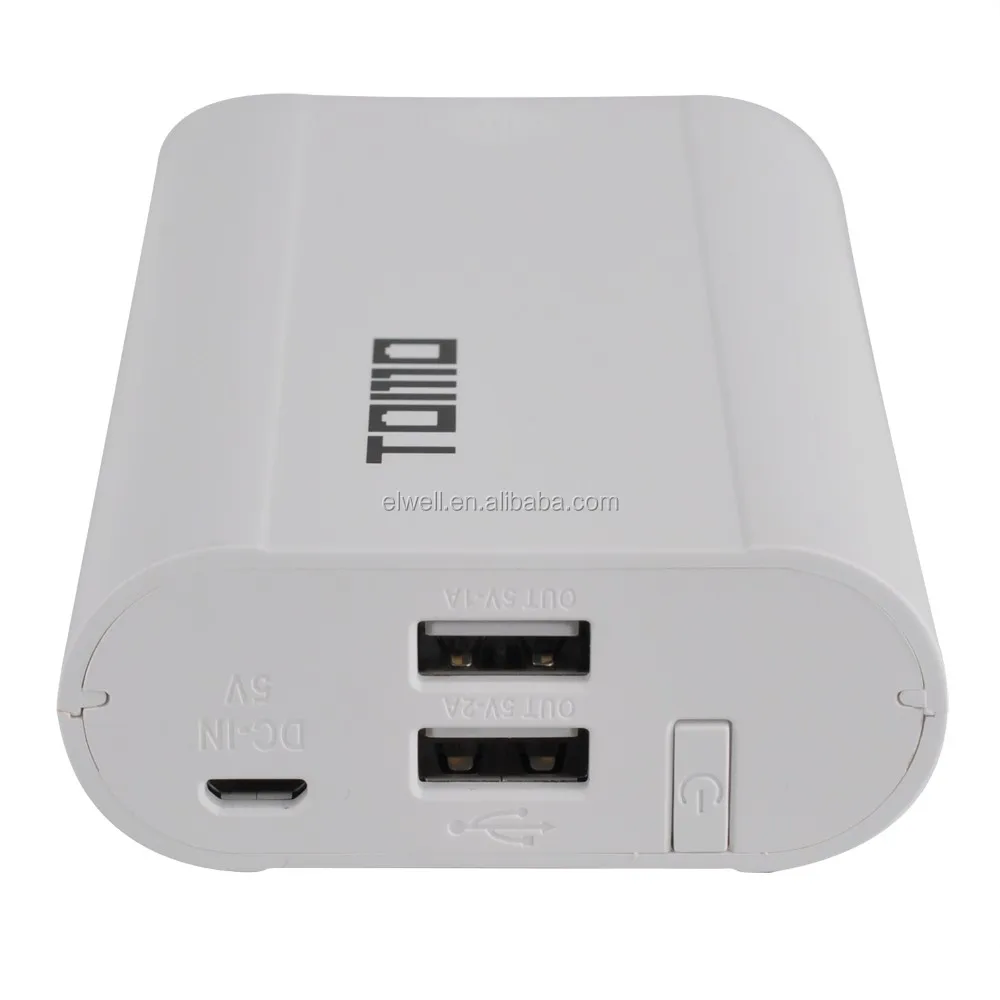 
Portable black color power bank case note 5 5V 1A 2.1A output 3 slot external battery pack 18650 passed CE ROHS 