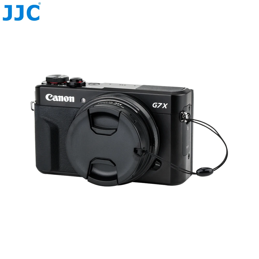 

JJC RN-G7XM2 Filter Adapter & Lens Cap Kit for Canon PowerShot G5X, G7X and G7X Mark II cameras, Black