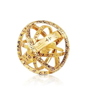 Sphere-Ring Special Unique Ring Foldable Astronomical Armillary Spheres Ring
